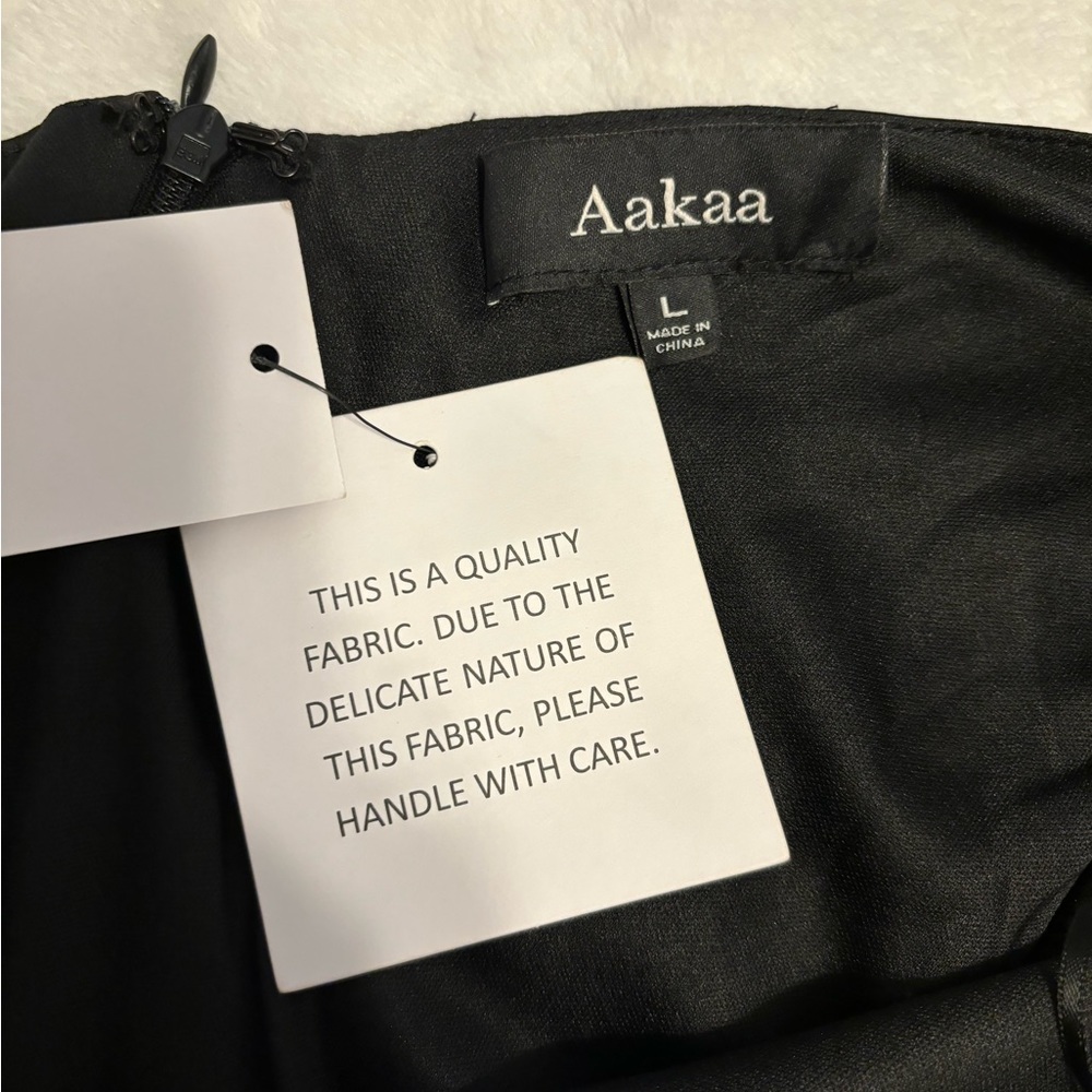 NWT!!! Aakaa Wish for More Black Dress purchased from Red Dress S L - Picture 9 of 11